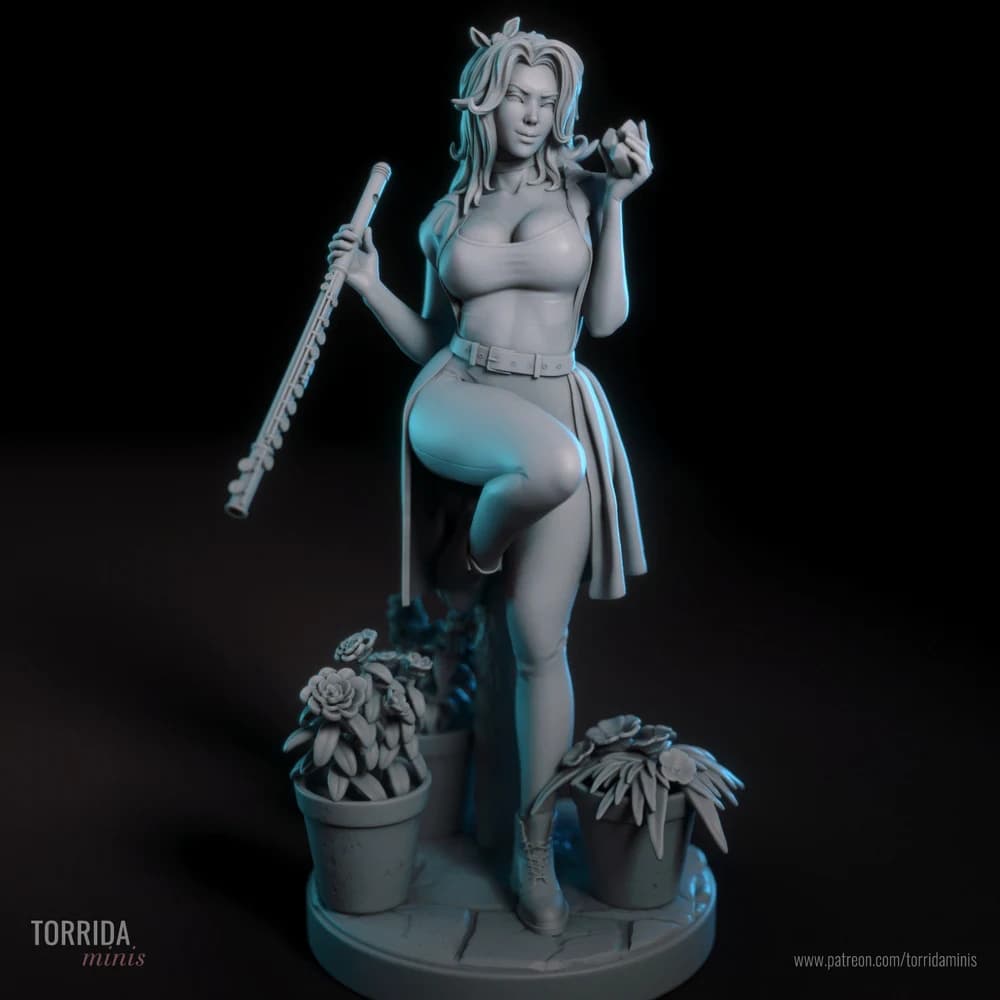 Abigail — Miniatura 3D Pin-up Clássica | Torrida Minis