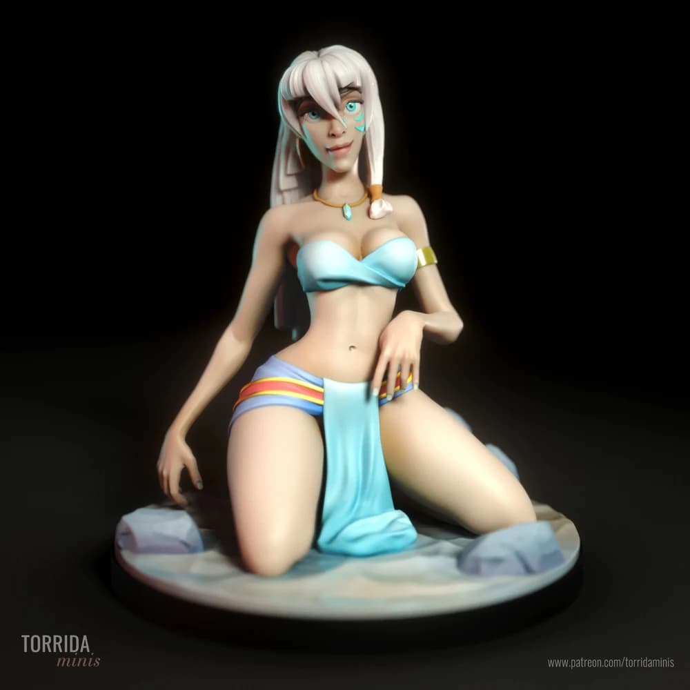 Kida — Miniatura 3D Fantasia Tribal | Torrida Minis