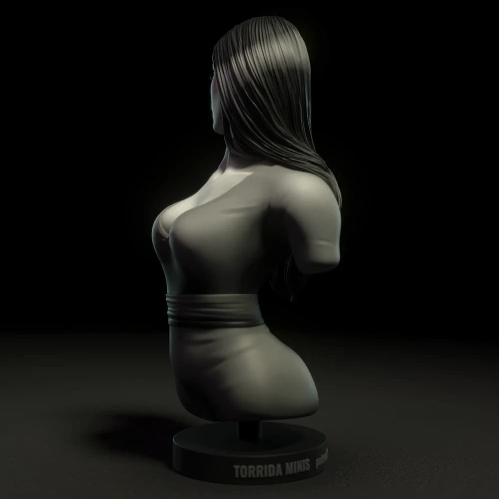 Busto de Estudo II — Miniatura 3D Gótica | Torrida Minis