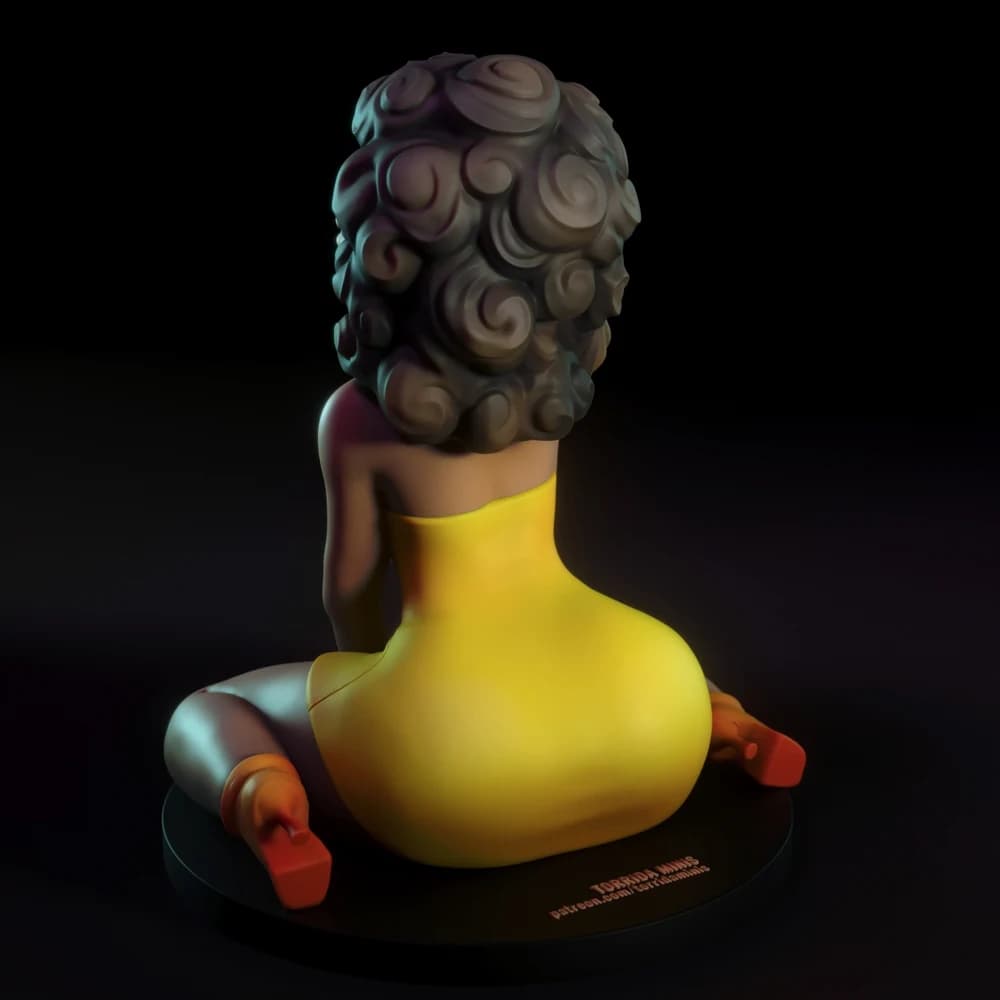 Judith — Miniatura 3D Pin-up Clássica | Torrida Minis