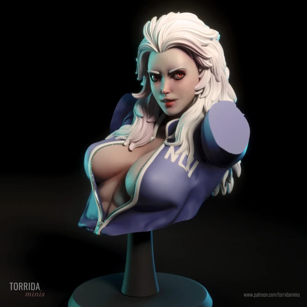 Busto Noi — Miniatura 3D Cyberpunk | Torrida Minis