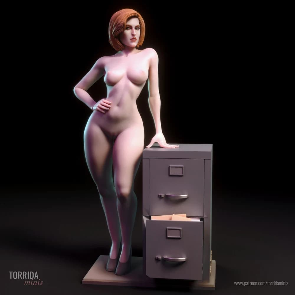 Dana Scully — Miniatura 3D Investigadora | Torrida Minis