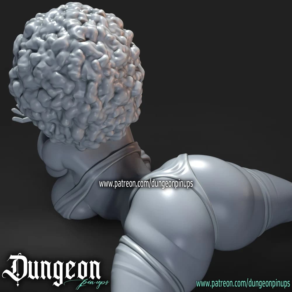 Oceania Bliss — Miniatura 3D Pinup Estilizada | RN Estudio