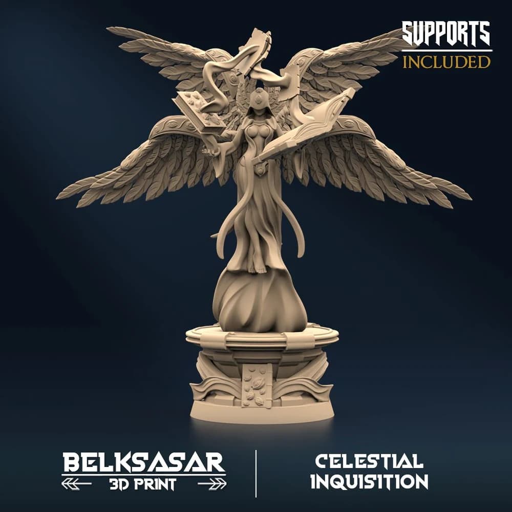Mestra da Inquisição B — Miniatura 3D Fantasia | Belksasar