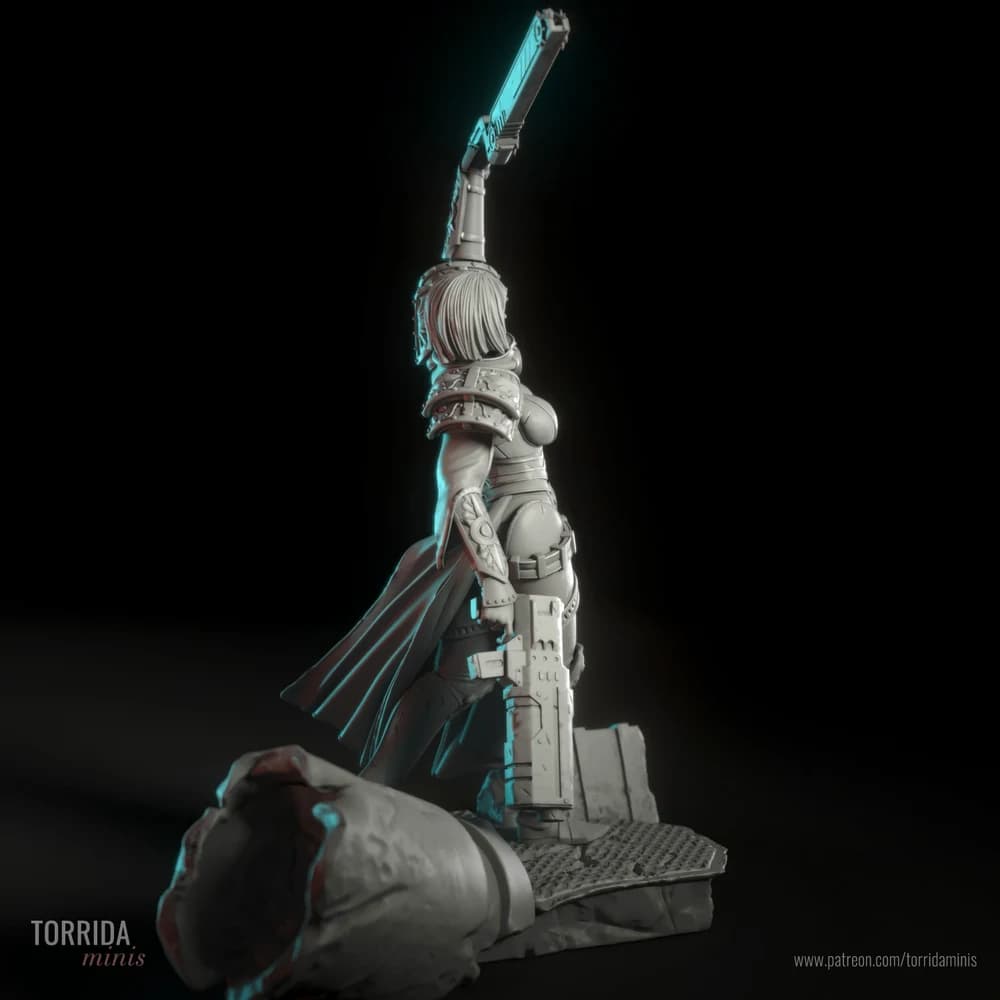 Irmã da Pureza — Miniatura 3D Fantasia Sci-Fi | Torrida Minis