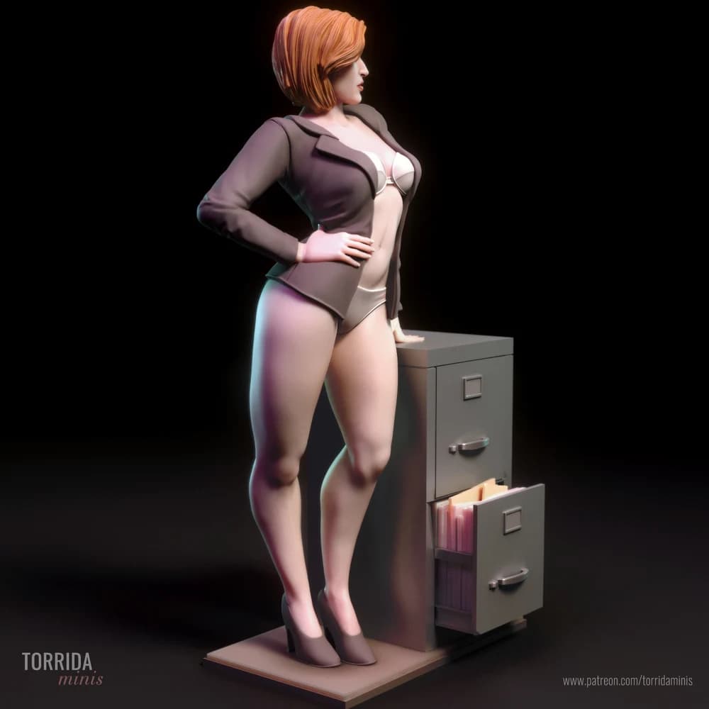 Dana Scully — Miniatura 3D Investigadora | Torrida Minis