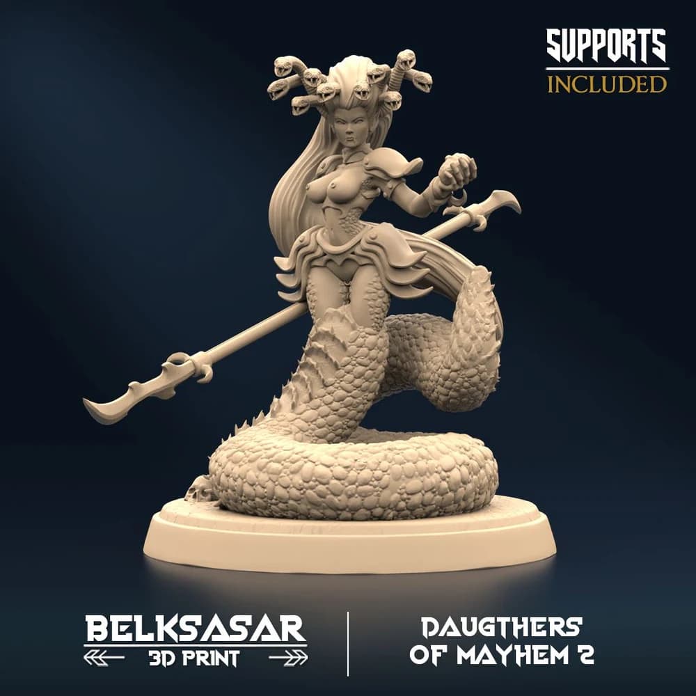 Saqueadora do Caos A — Miniatura 3D Fantasia | Belksasar