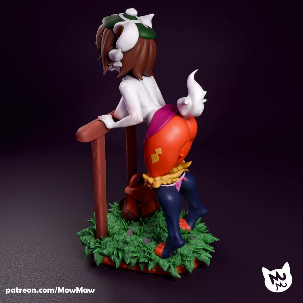 Cinderace Gloria — Miniatura 3D Furry Pinup | Elite Pinup 3D