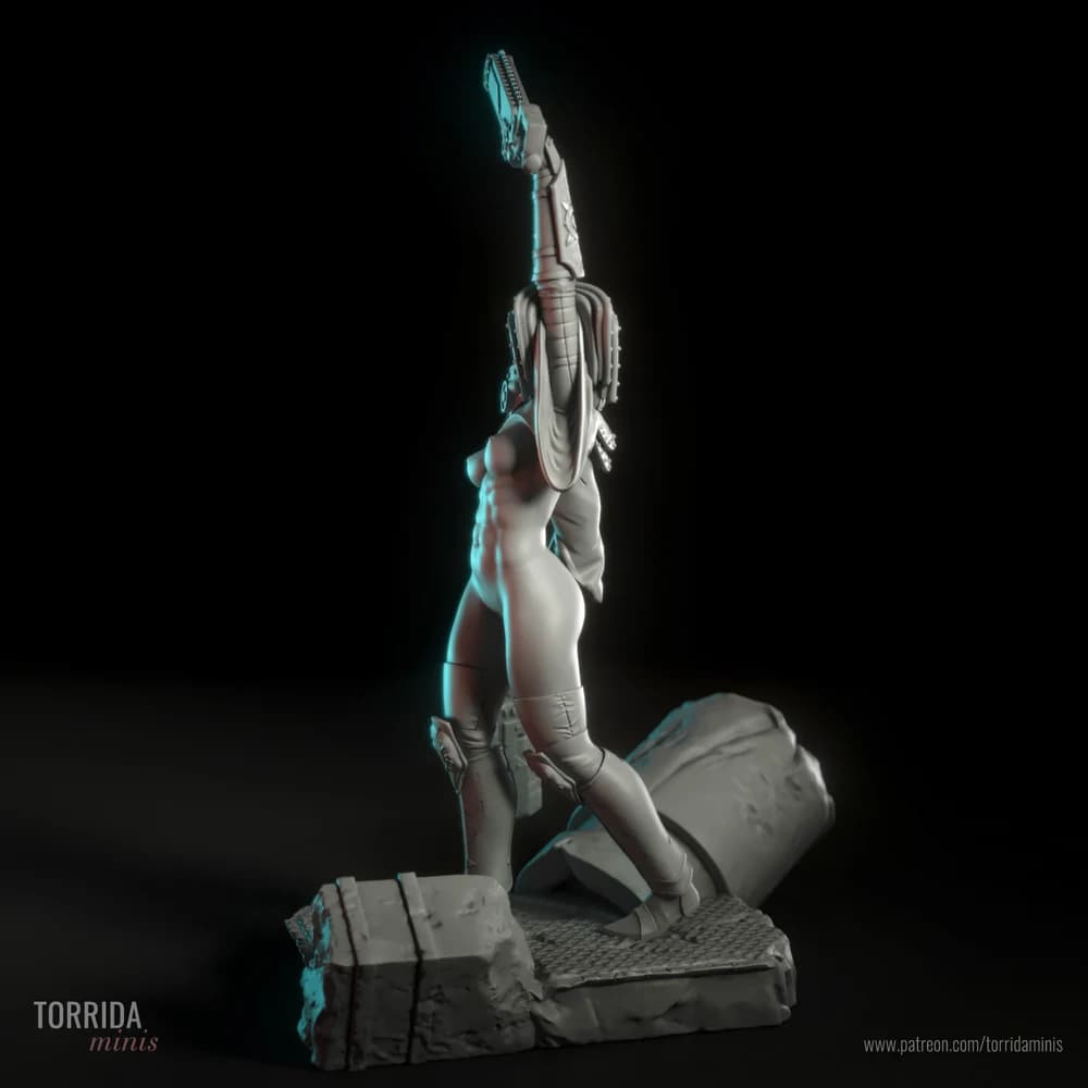 Irmã da Pureza — Miniatura 3D Fantasia Sci-Fi | Torrida Minis