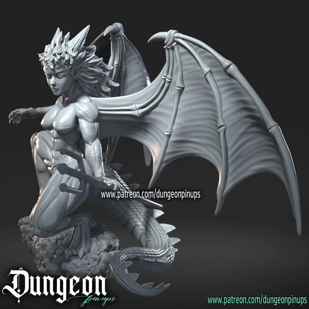 Draconica — Miniatura 3D Fantasia | RN Estudio