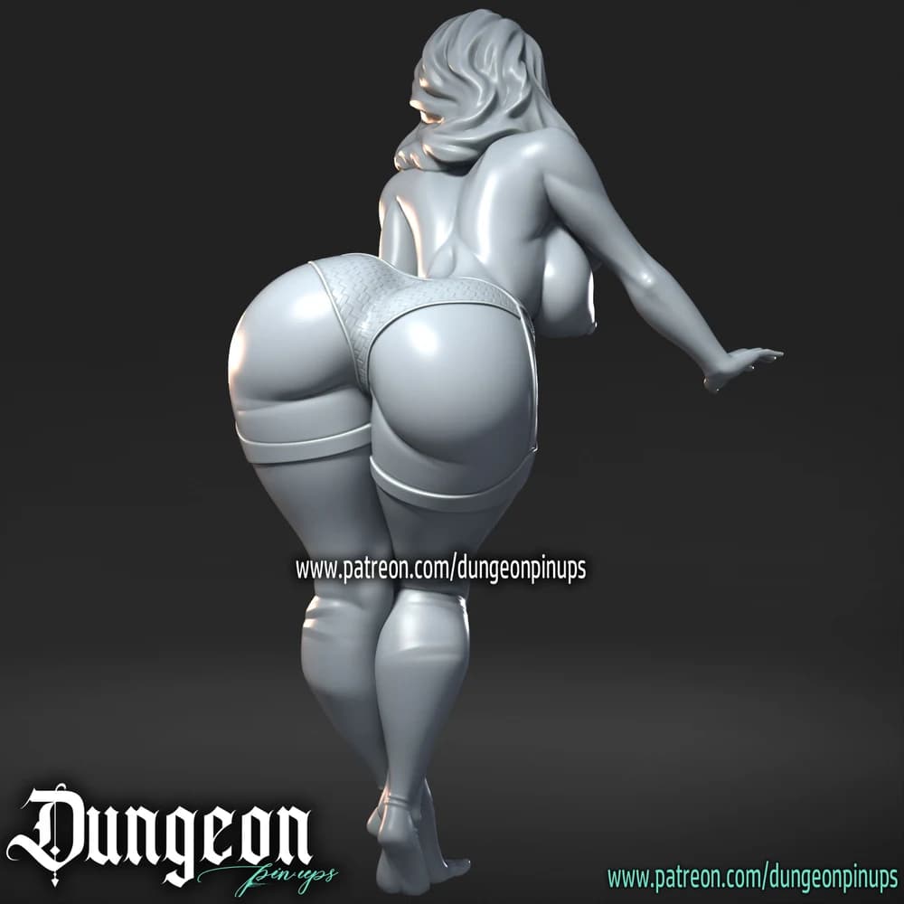 Stella — Miniatura 3D Pin-up Clássica | RN Estudio