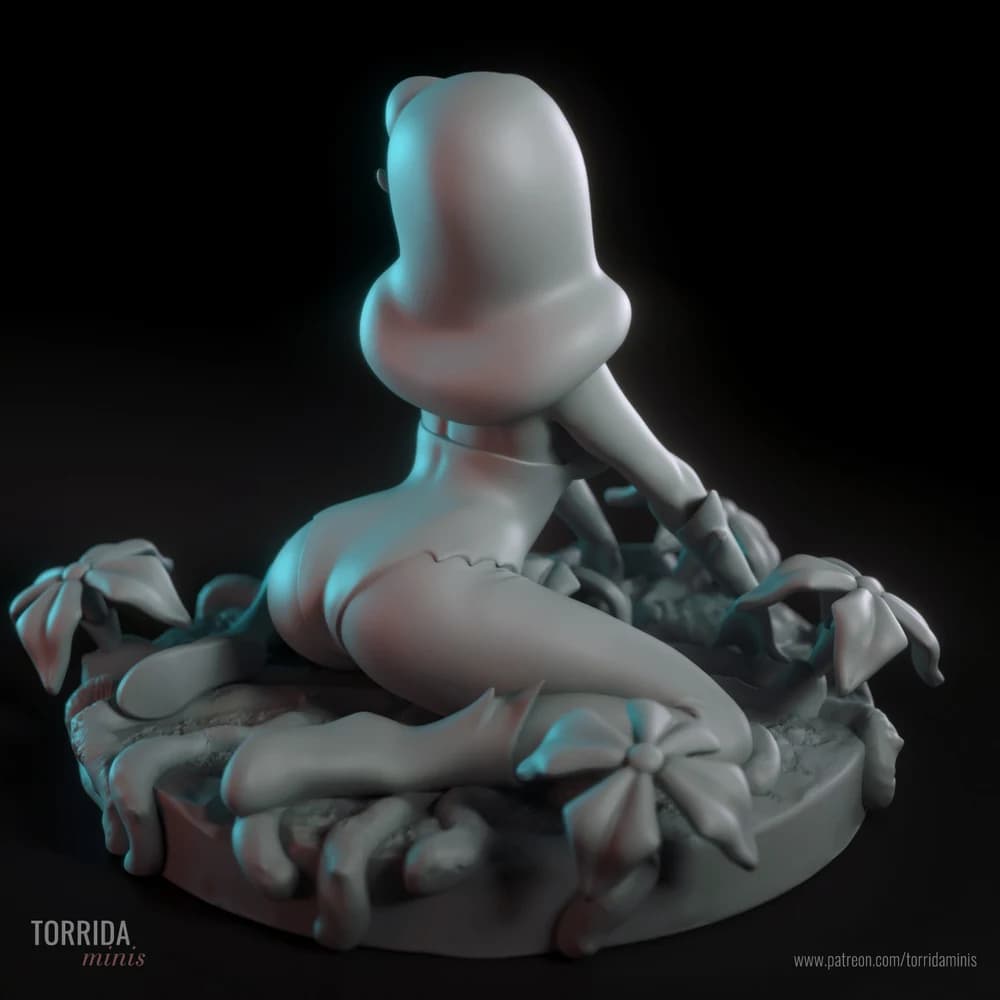 Hera Venenosa — Miniatura 3D Pin-up Fantasia | Torrida Minis