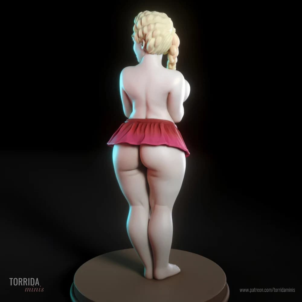 Rainha Catherine — Miniatura 3D Pin-up Clássica | Torrida Minis