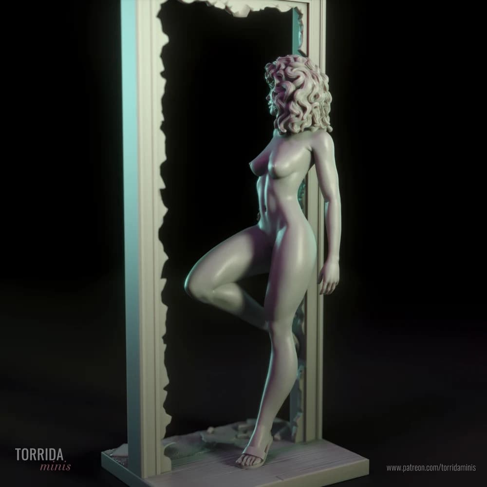 Lisa — Miniatura 3D Pin-up Clássica | Torrida Minis