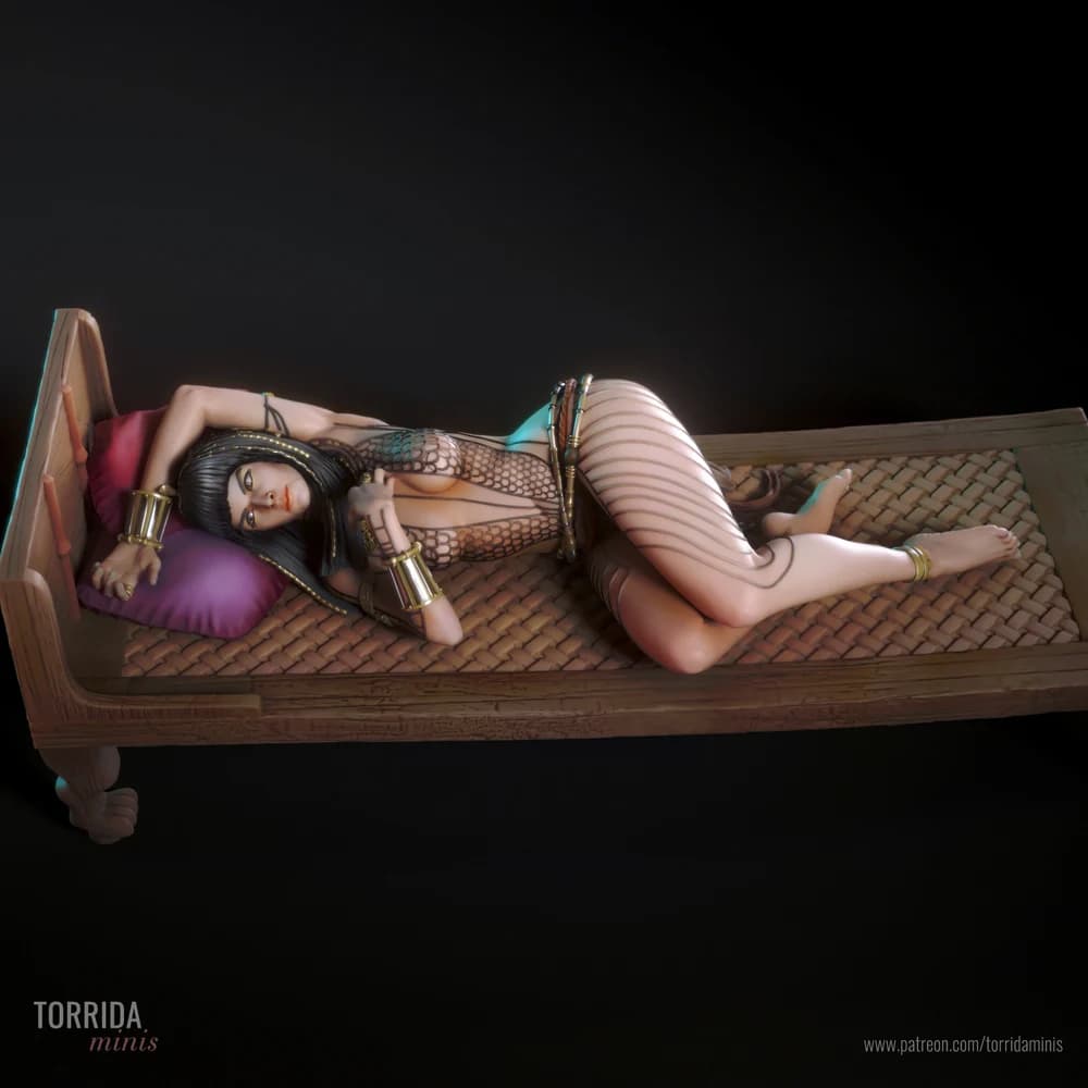 Anck Su Namun — Miniatura 3D Pin-up Egípcia | Torrida Minis