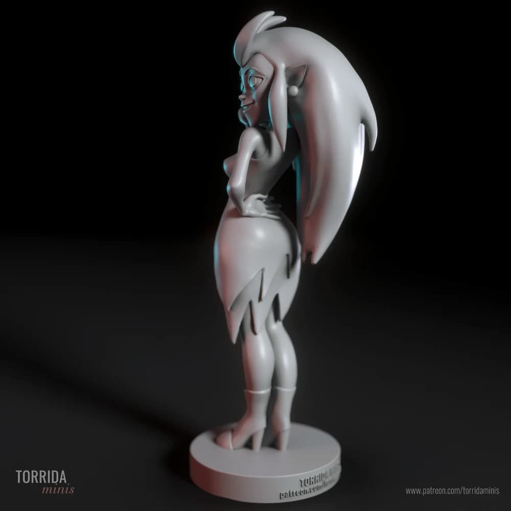 Eda — Miniatura 3D Pinup Estilizada | Torrida Minis