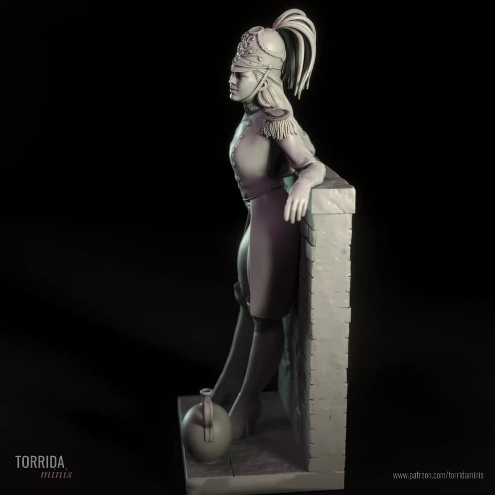 Soldada Elis — Miniatura 3D Militar | Torrida Minis