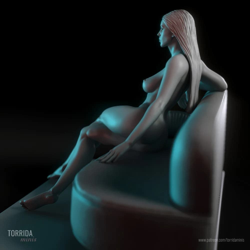 Persephone — Miniatura 3D Pin-up Moderna | Torrida Minis