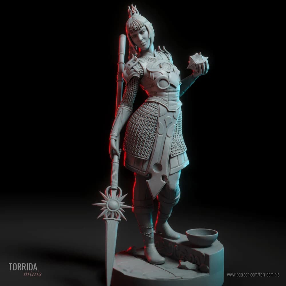 Shadowheart — Miniatura 3D Fantasia | Torrida Minis