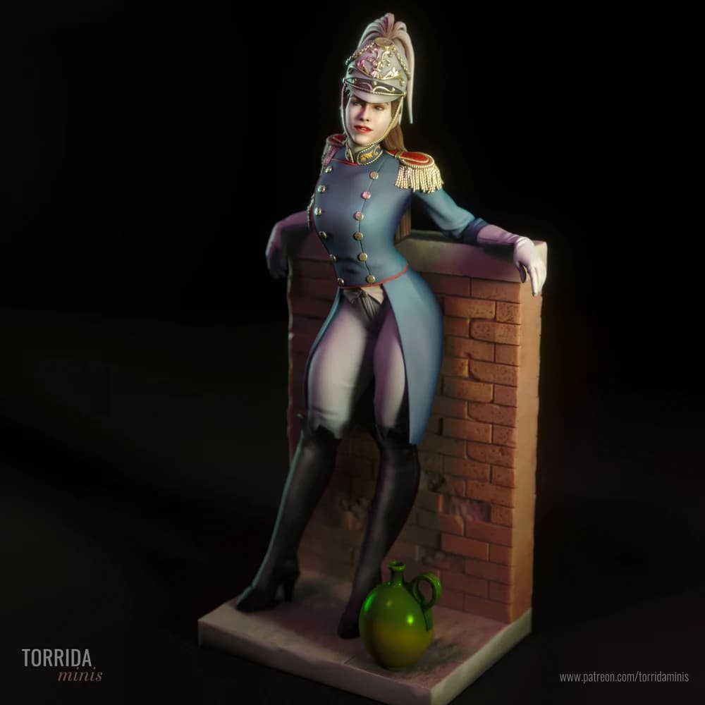Soldada Elis — Miniatura 3D Militar | Torrida Minis