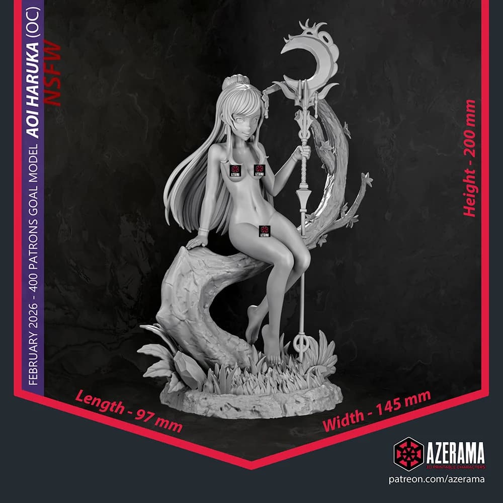 Aoi Haruka — Miniatura 3D Fantasia Oriental | Elite Pinup 3D