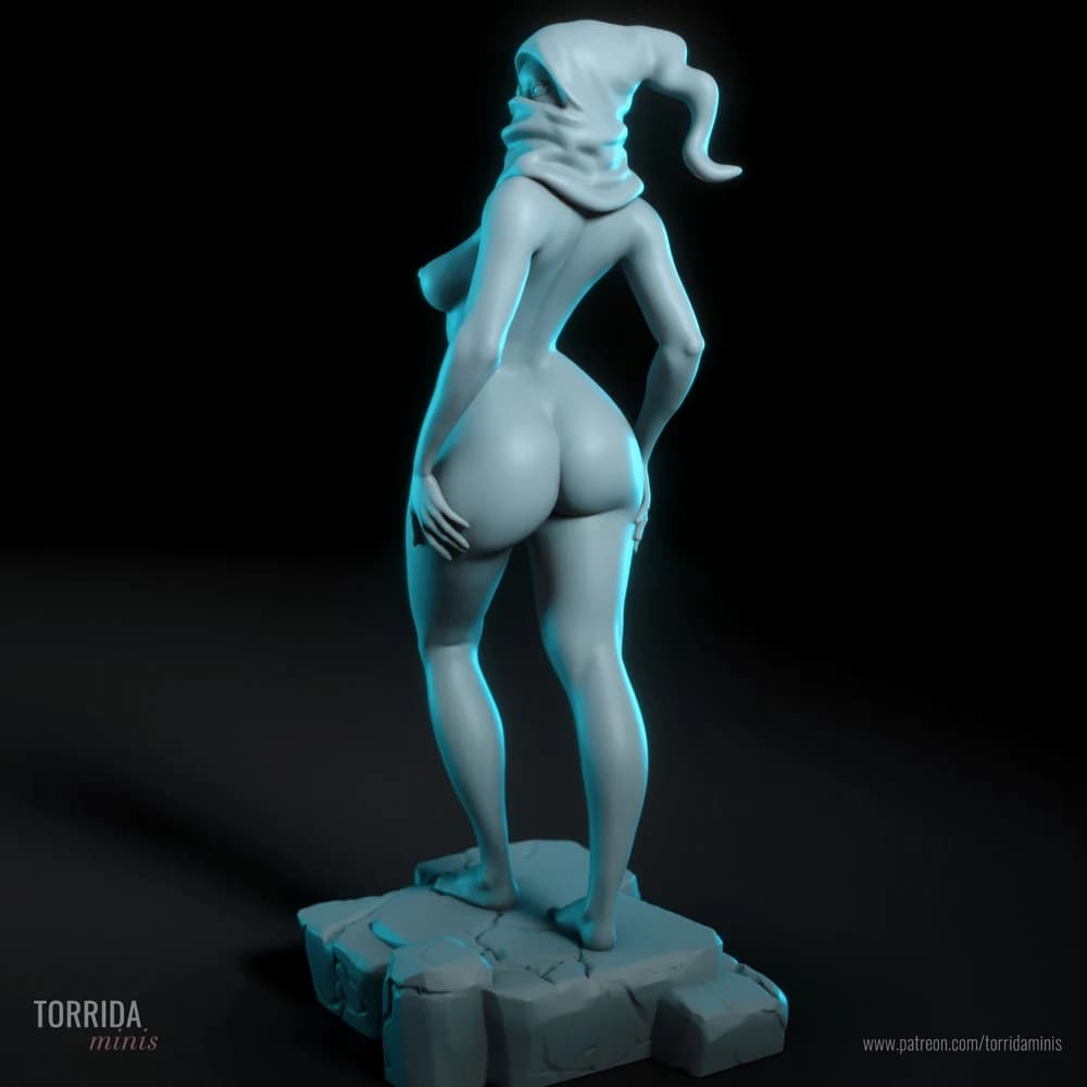 Tecelã das Sombras — Miniatura 3D Fantasia Sombria | Torrida Minis