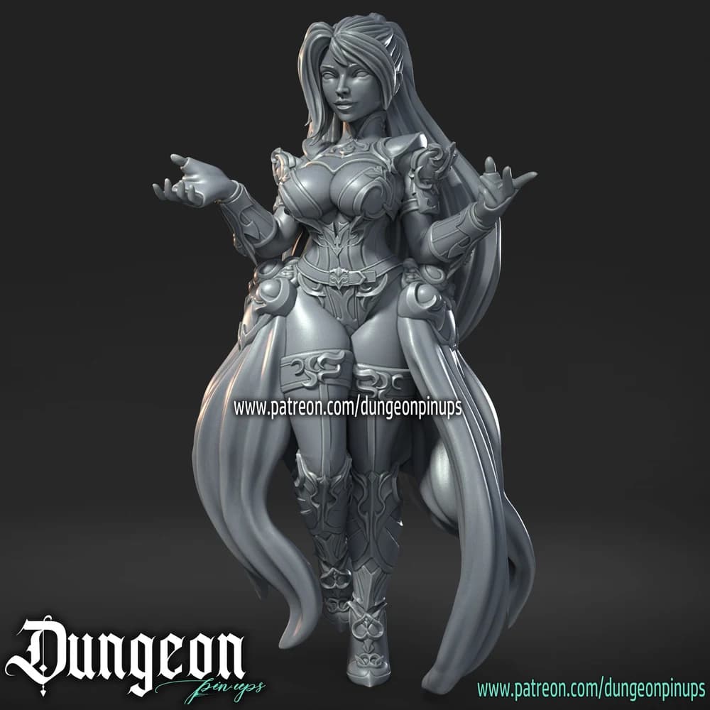 Bruxa Sombria — Miniatura 3D Fantasia | RN Estudio