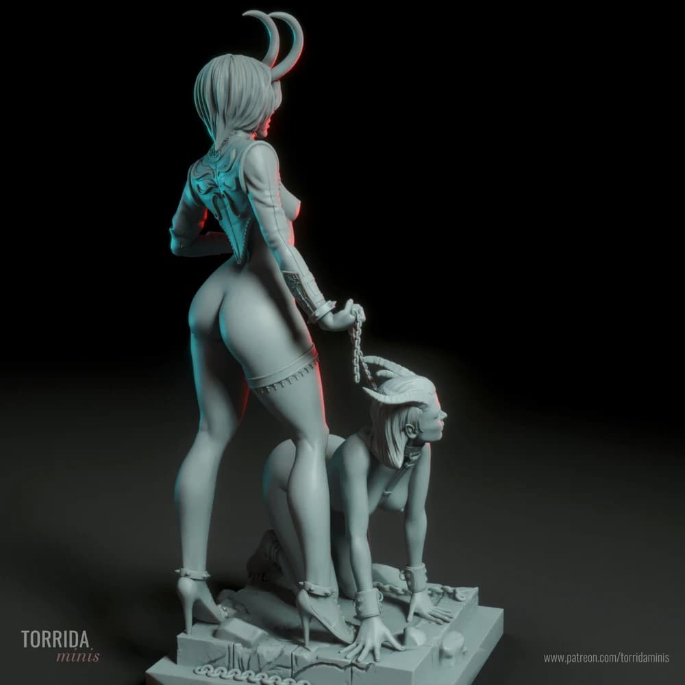 Rhoda — Miniatura 3D Fantasia Dark | Torrida Minis
