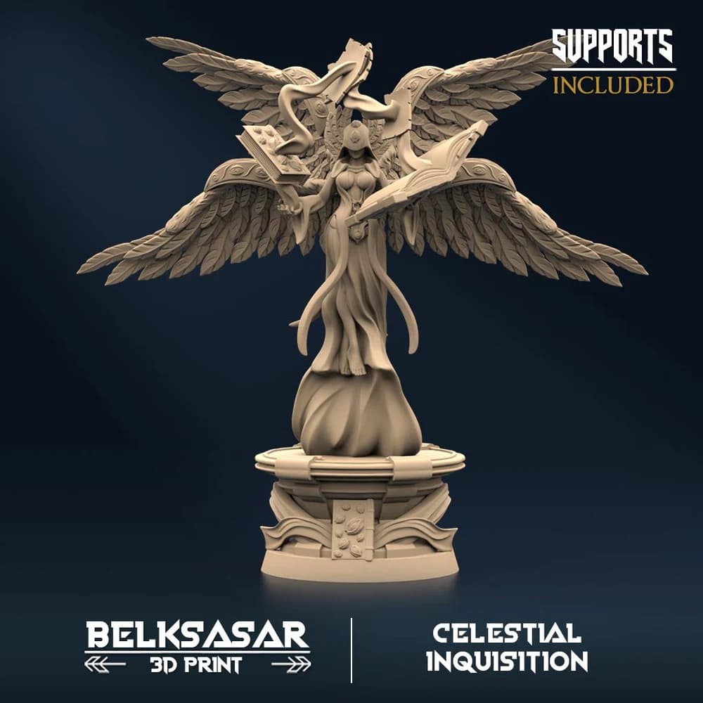 Mestra da Inquisição B — Miniatura 3D Fantasia | Belksasar