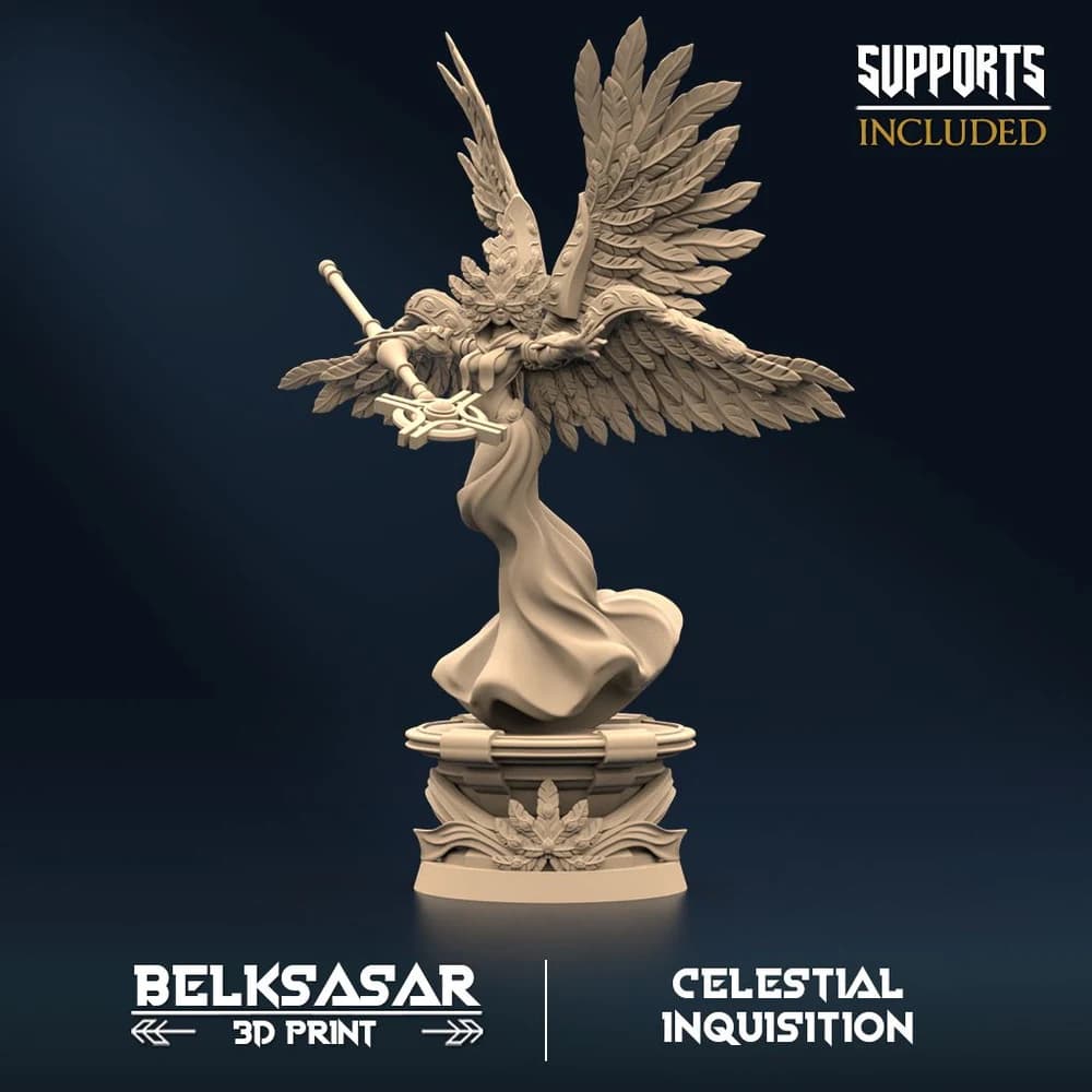 Jurista da Inquisição B — Miniatura 3D Fantasia Celestial | Belksasar