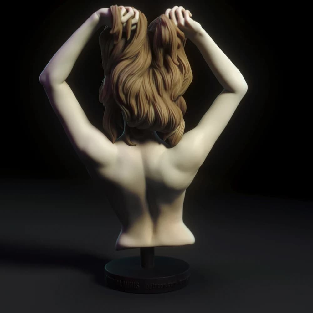 Busto de Prática IV — Miniatura 3D Pin-up Clássica | Torrida Minis