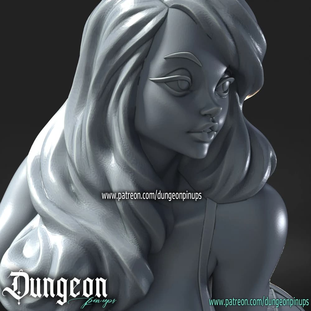 Stella — Miniatura 3D Pin-up Clássica | RN Estudio
