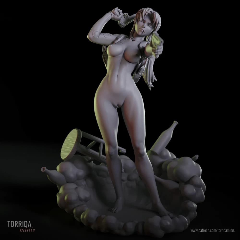 Revy — Miniatura 3D Ação e Pinup | Torrida Minis