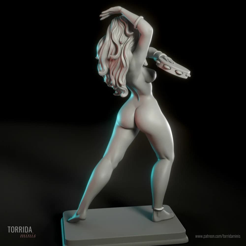 Esmeralda — Miniatura 3D Cigana Sedutora | Torrida Minis