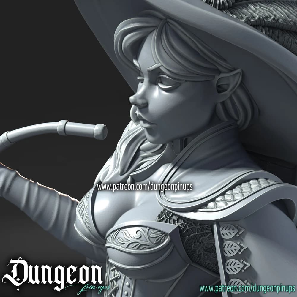 Bruxa — Miniatura 3D Fantasia | RN Estudio