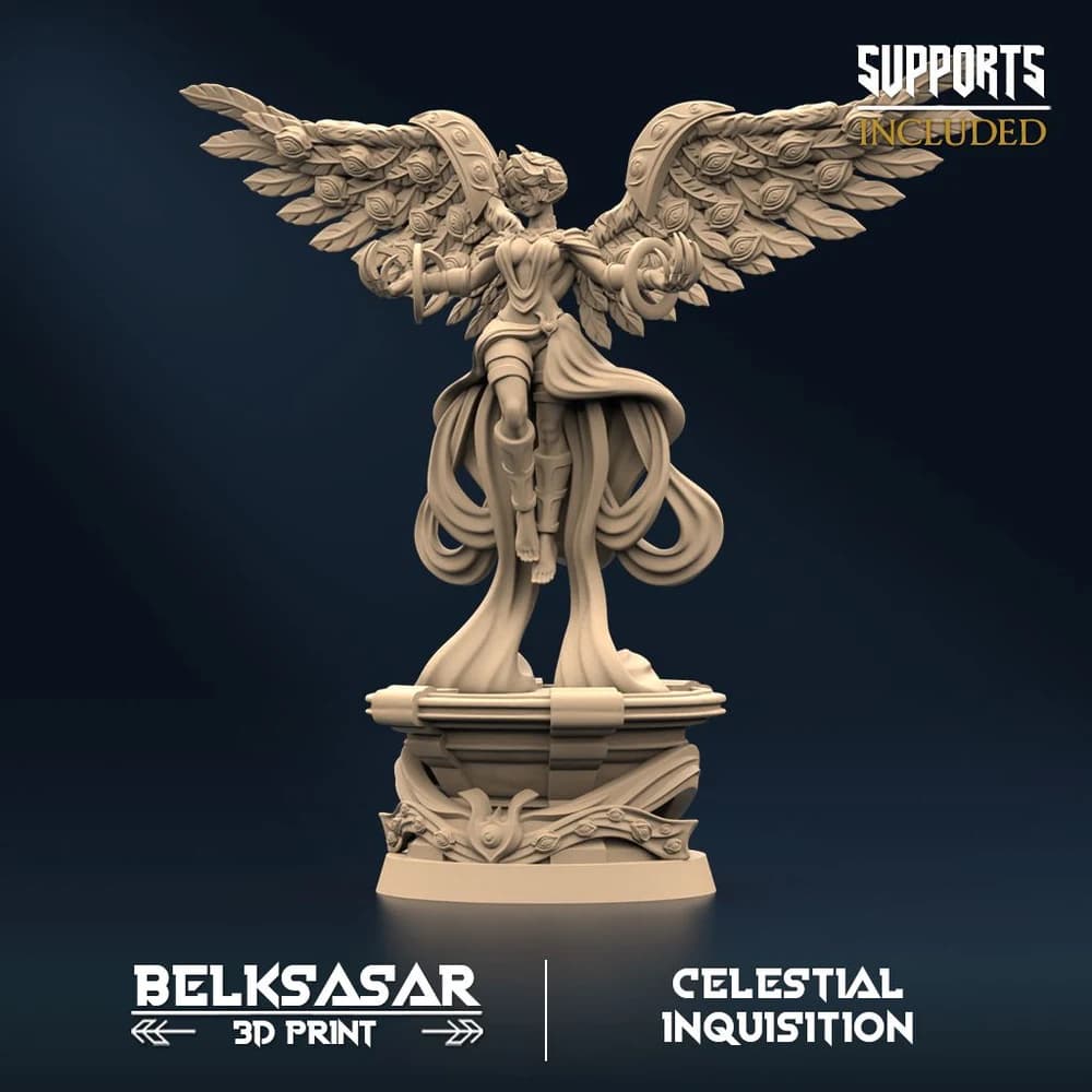 Testemunha da Inquisição A — Miniatura 3D Fantasia Celestial | Belksasar