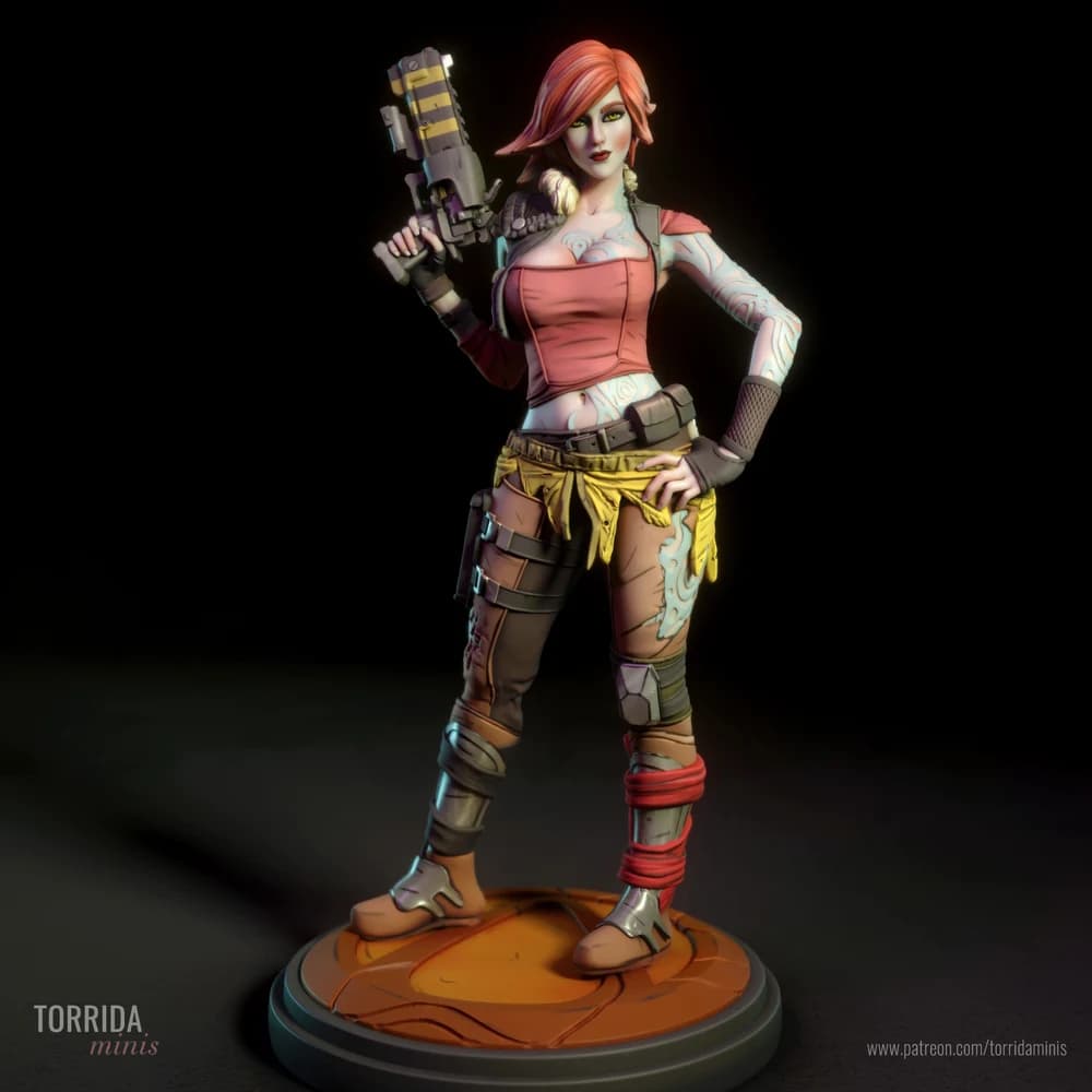 Lilith — Miniatura 3D Sci-Fi | Torrida Minis
