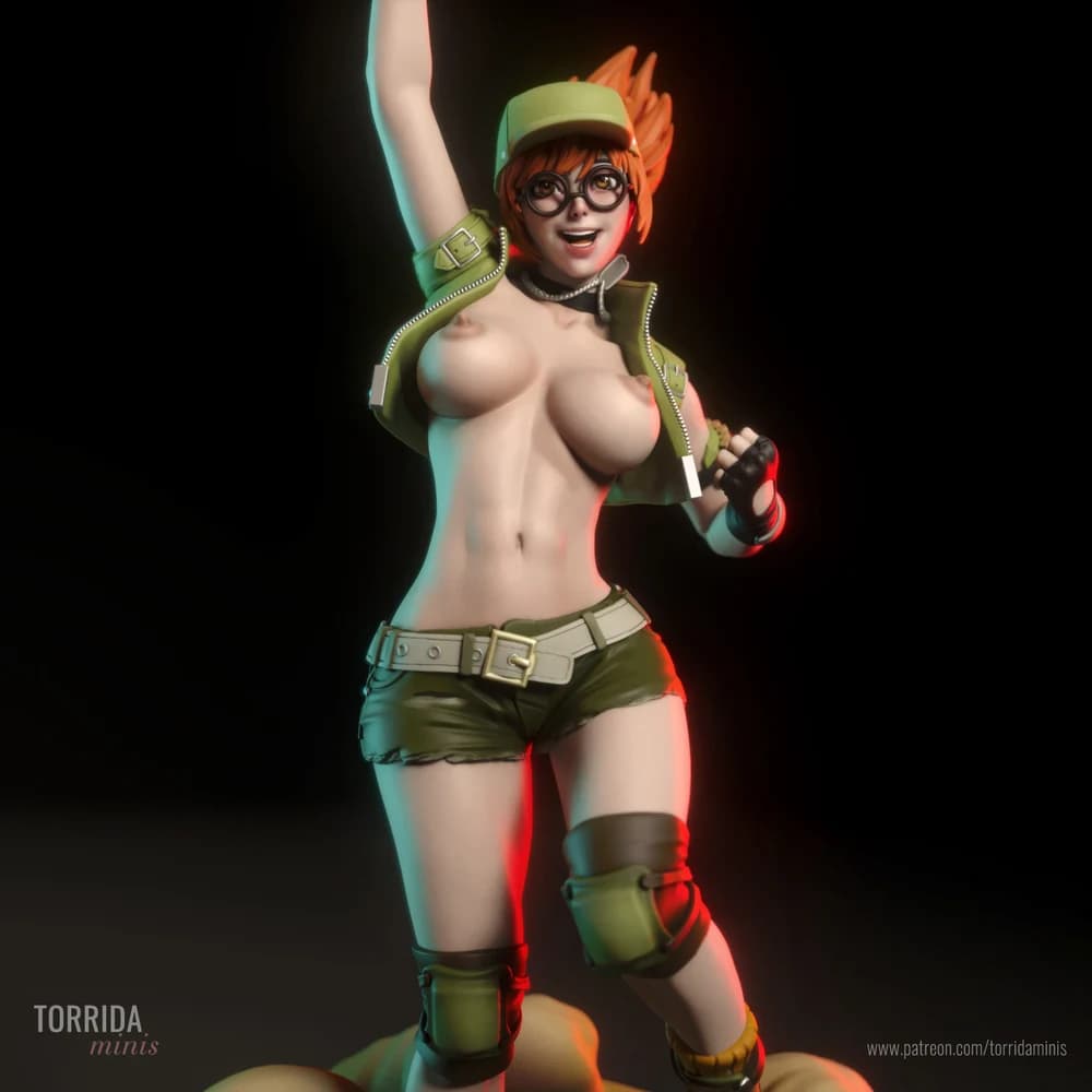 Fiolina Germi — Miniatura 3D Militar Pin-up | Torrida Minis