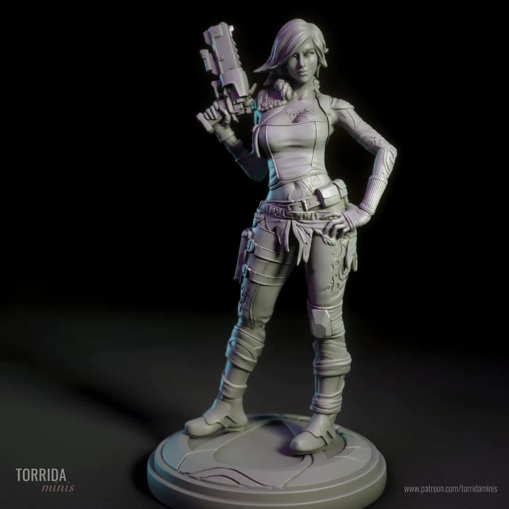 Lilith — Miniatura 3D Sci-Fi | Torrida Minis