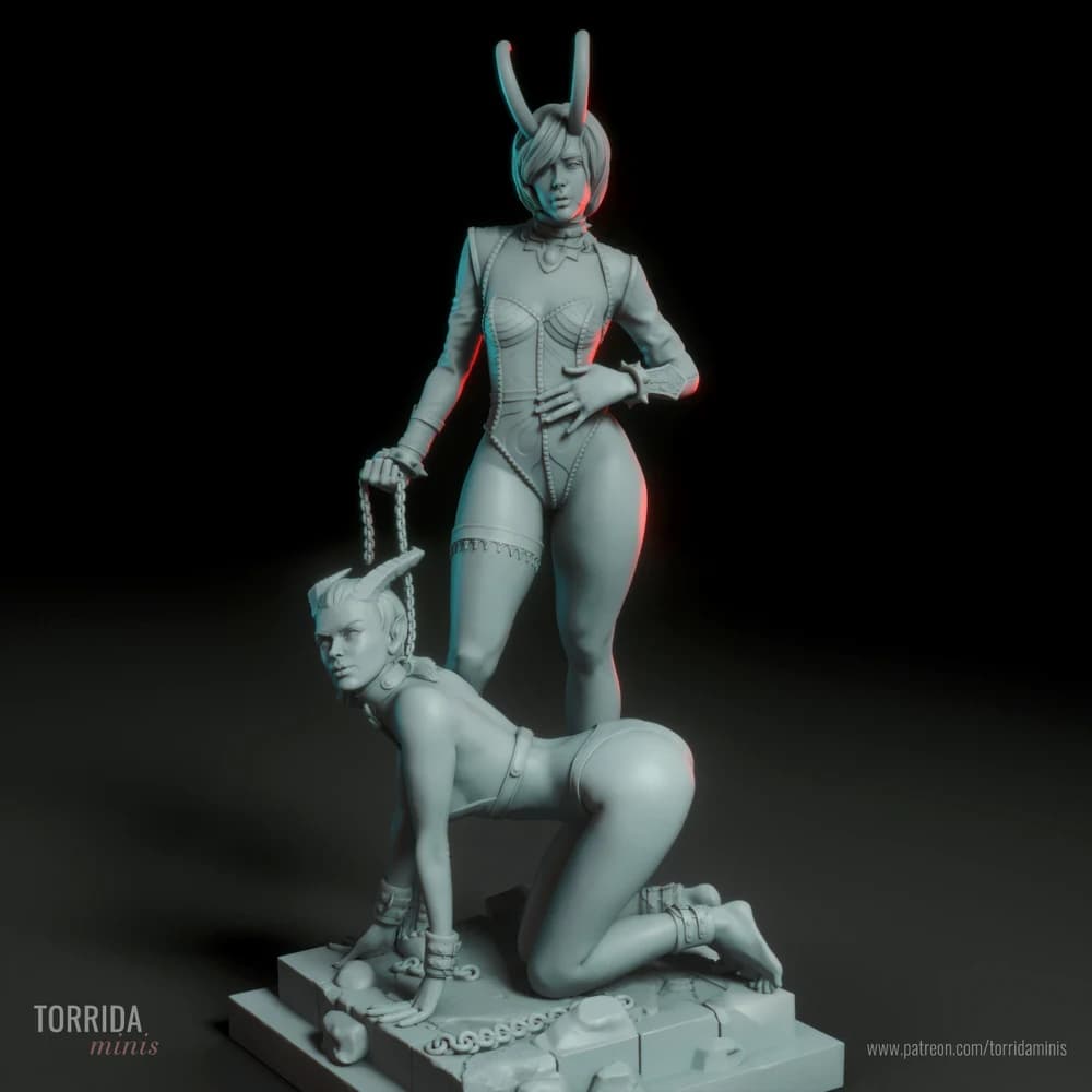 Rhoda — Miniatura 3D Fantasia Dark | Torrida Minis