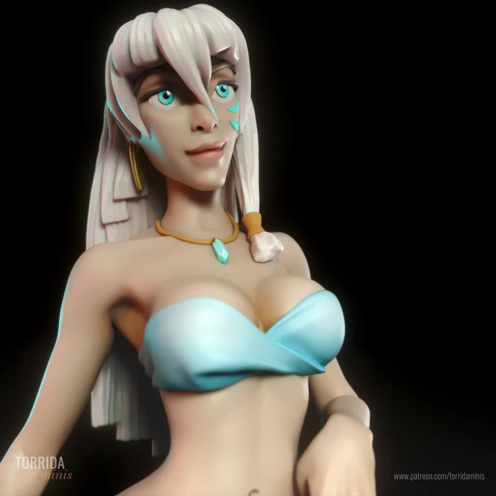 Kida — Miniatura 3D Fantasia Tribal | Torrida Minis