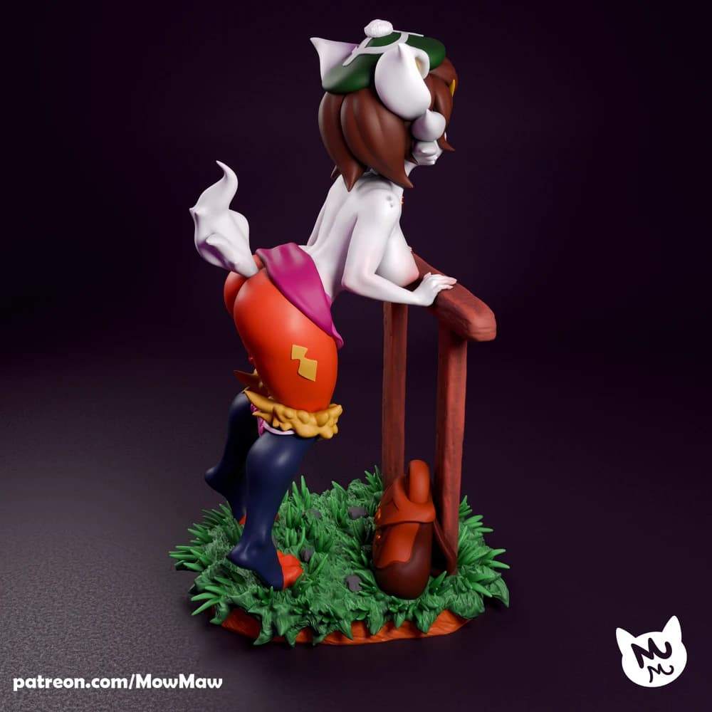Cinderace Gloria — Miniatura 3D Furry Pinup | Elite Pinup 3D