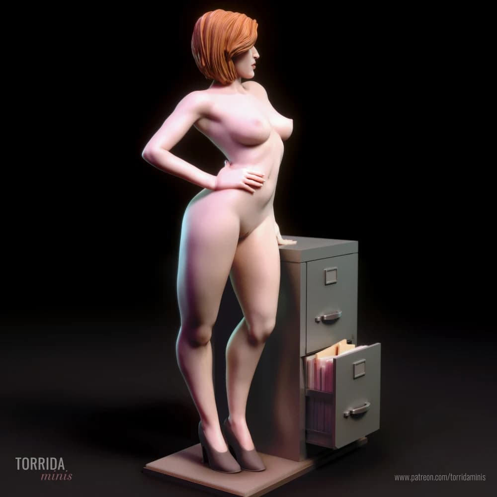 Dana Scully — Miniatura 3D Investigadora | Torrida Minis