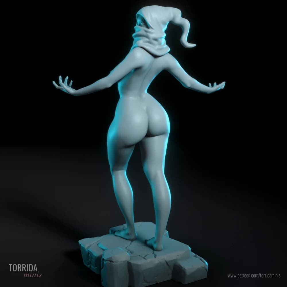 Tecelã das Sombras — Miniatura 3D Fantasia Sombria | Torrida Minis
