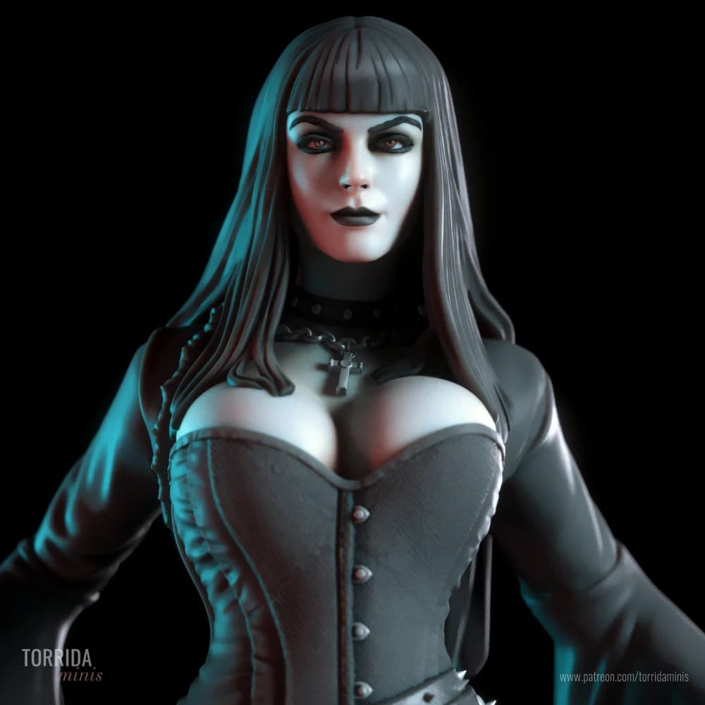 Raven — Miniatura 3D Gótica | Torrida Minis