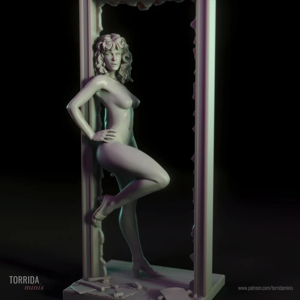 Lisa — Miniatura 3D Pin-up Clássica | Torrida Minis