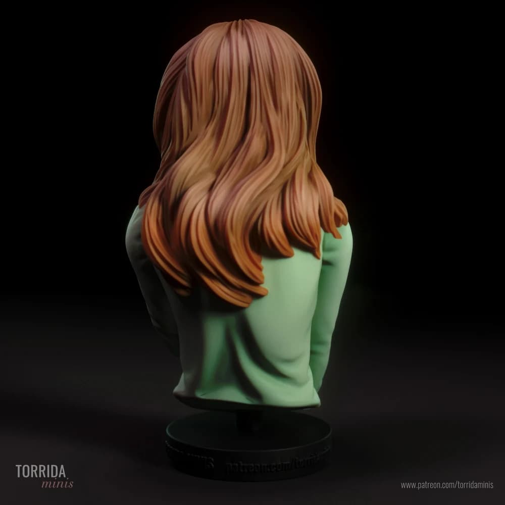 Busto de Prática 6 — Miniatura 3D Pin-up | Torrida Minis