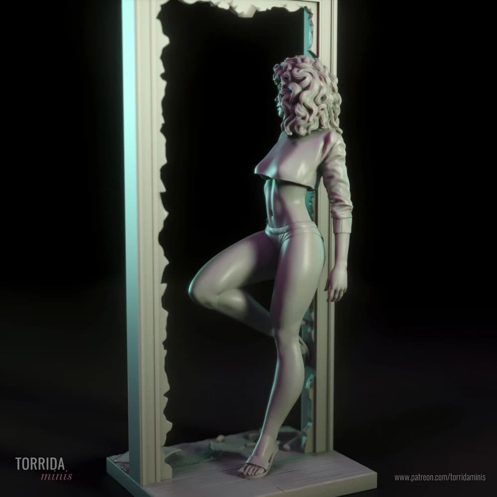 Lisa — Miniatura 3D Pin-up Clássica | Torrida Minis
