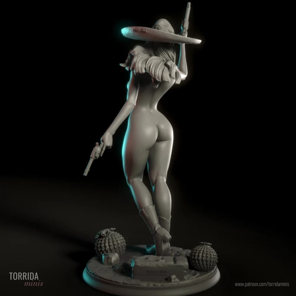 Daniela — Miniatura 3D Velho Oeste | Torrida Minis