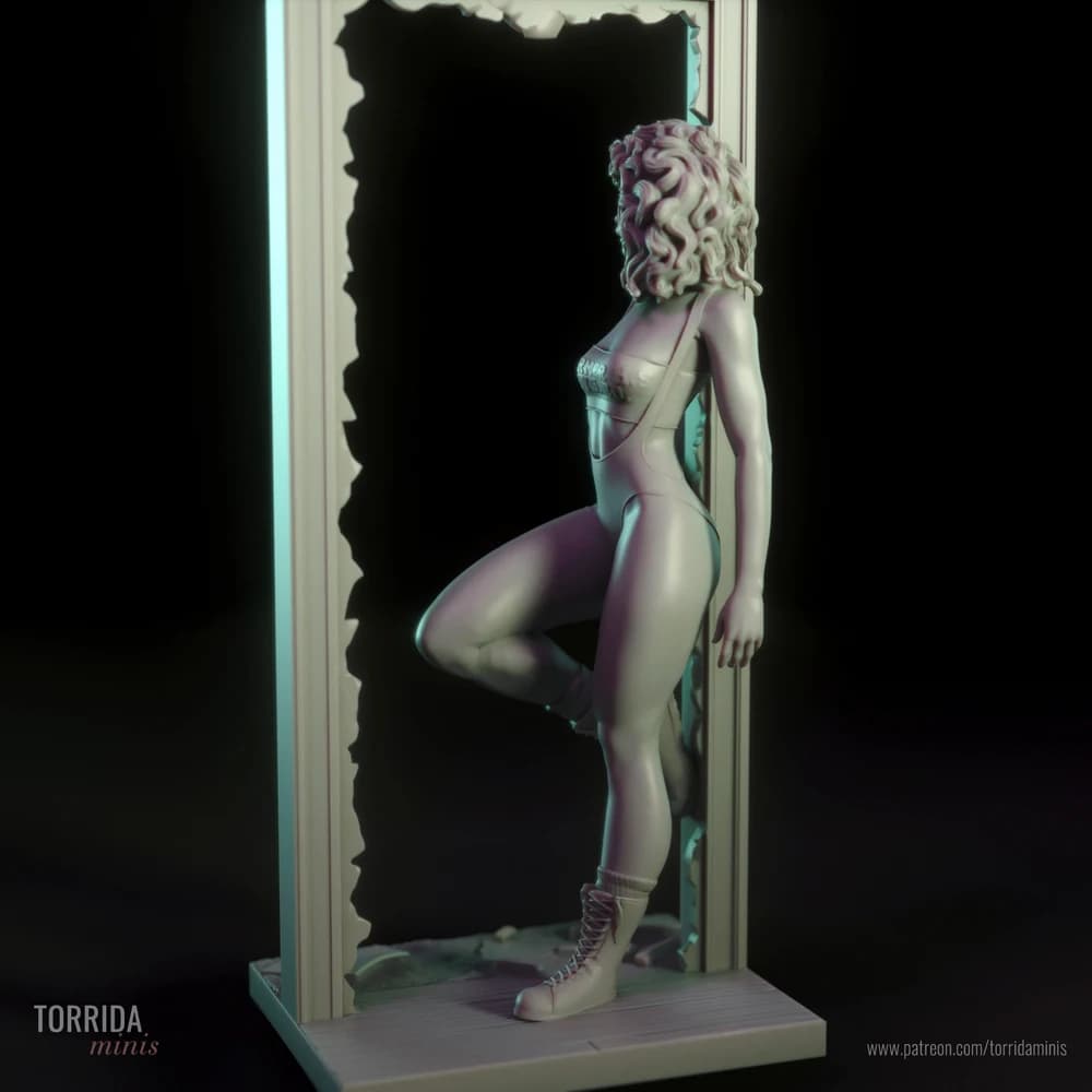 Lisa — Miniatura 3D Pin-up Clássica | Torrida Minis